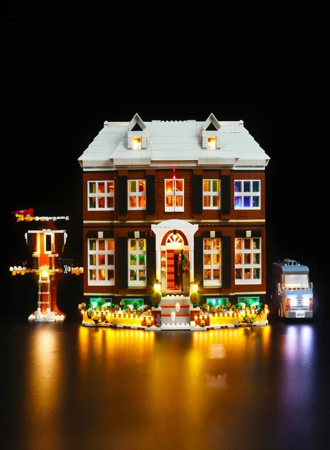 مصباح LED من BrickBling متوافق مع مجموعة بناء ليغو 21330 Home Alone - غير متضمنة في مجموعة النموذج - Image 3